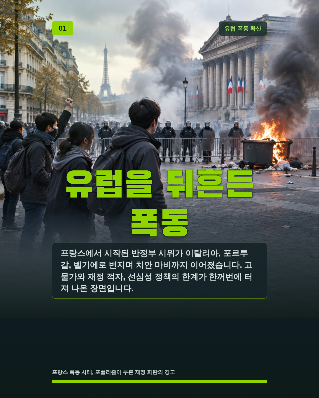 유럽을 뒤흔든 폭동