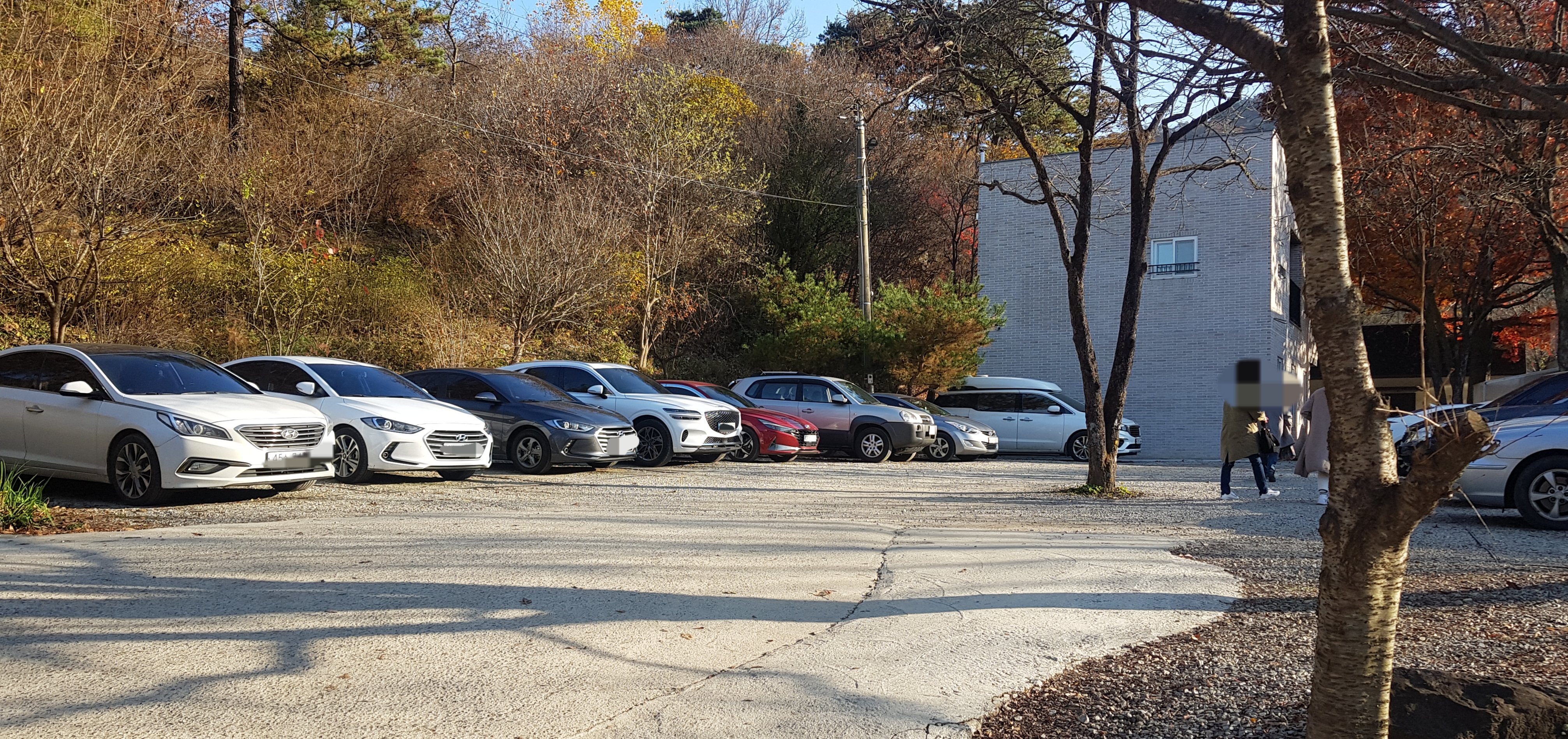 엔학고레 주차장 