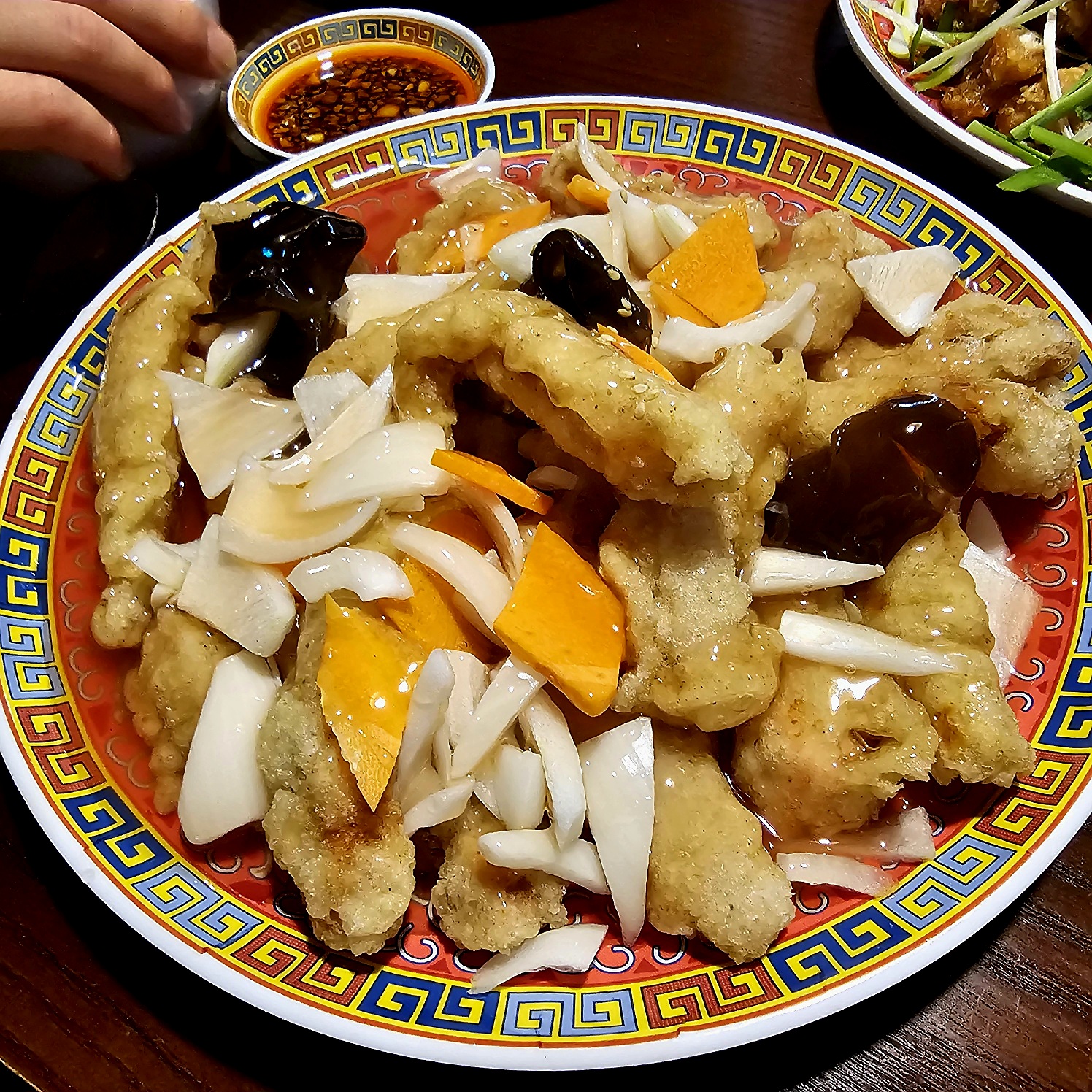 울산 손가 부먹 탕수육