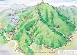 천마산 등산코스 안내 및 지도