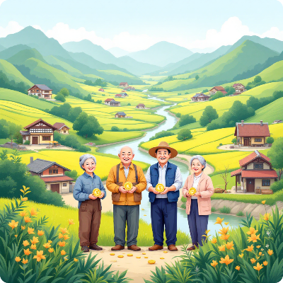 정선군 농어촌 기본소득 이미지