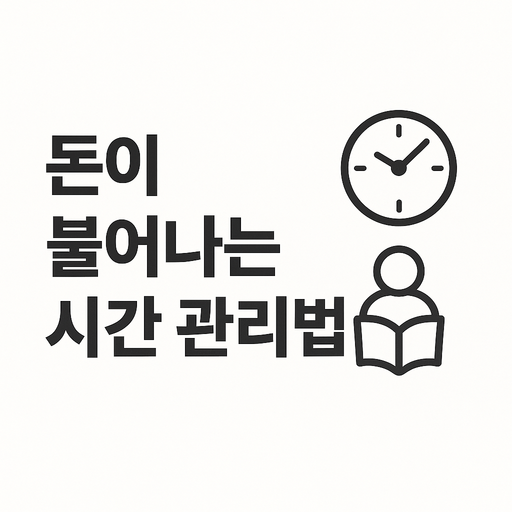 돈이 불어나는 시간 관리 대표 이미지