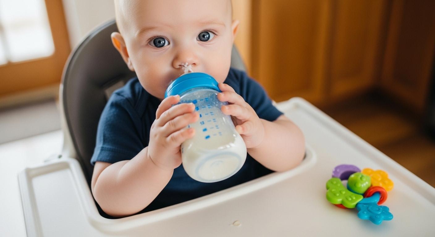 10개월 아기 분유량