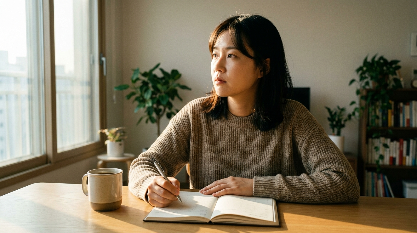 재테크 정보를 확인하는 청년 직장인