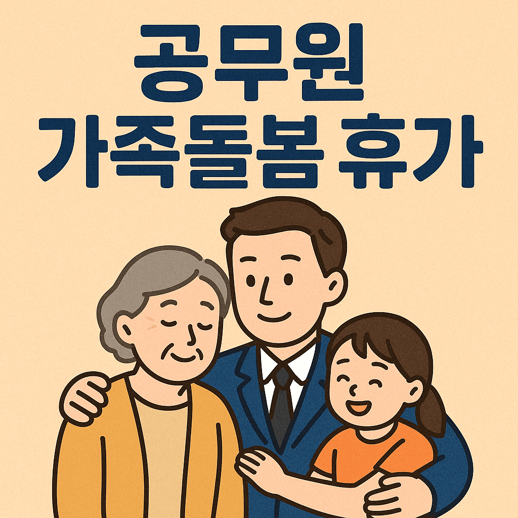 공무원 가족돌봄 휴가