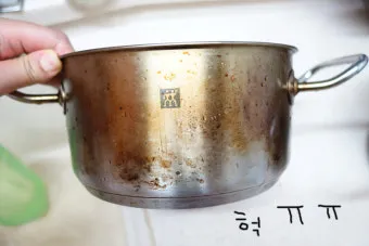 스테인리스 냄비 얼룩 광택 복원 베이킹소다 사용 요령_32