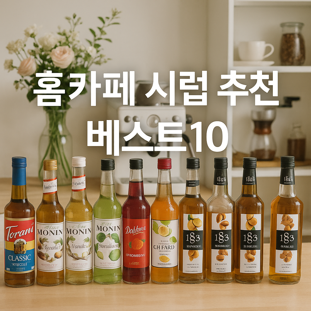홈카페 시럽