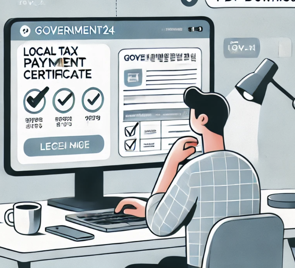 지방세완납증명서 인터넷발급 방법