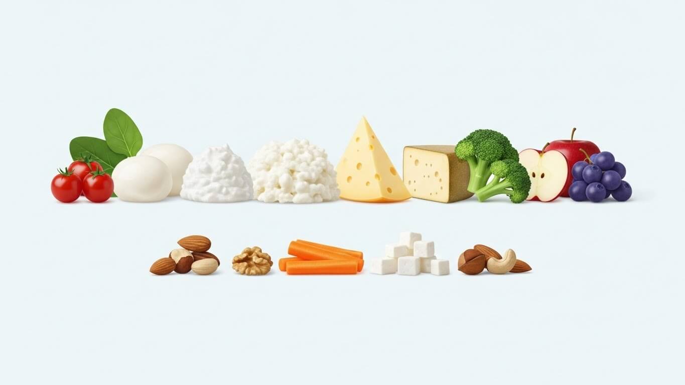 5. 페타 치즈 &ndash; 염분 조절된 버전으로 깔끔하게