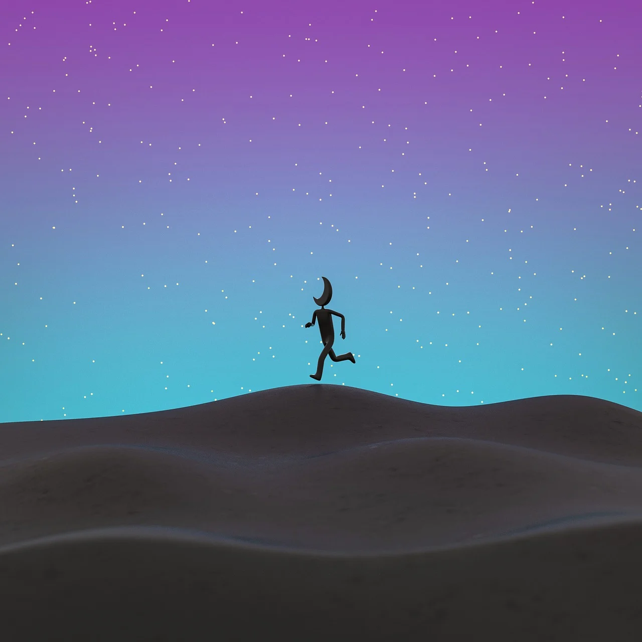 감정을 다스리고 있는 모습을 그린 그림