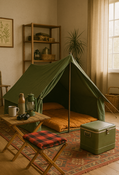 빈티지 캠핑 스타일 인테리어
