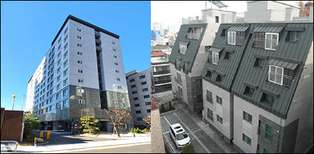 기숙사형 청년주택 전경