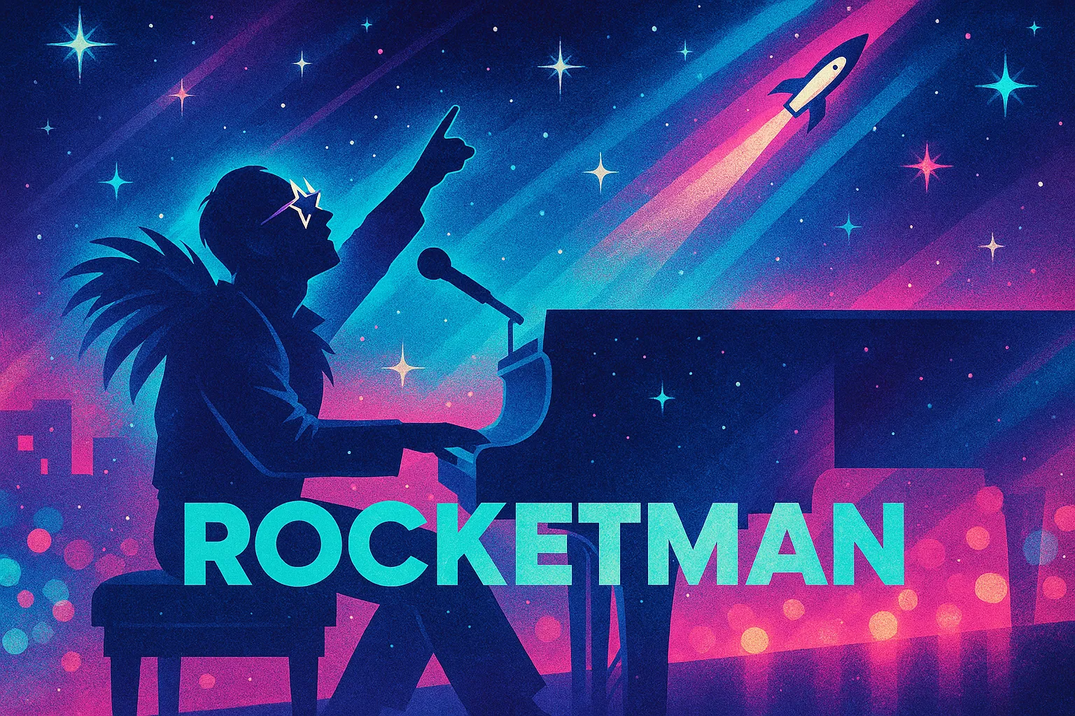 영화 로켓맨 일러스트 이미지