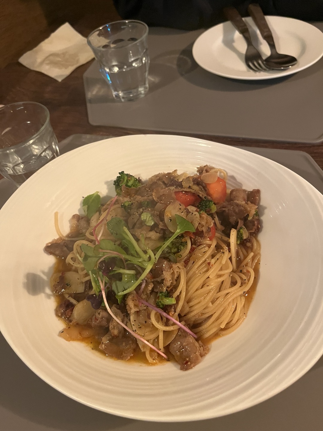 은평구 불광동 브로밀 OIL pasta 차돌박이 오일 파스타