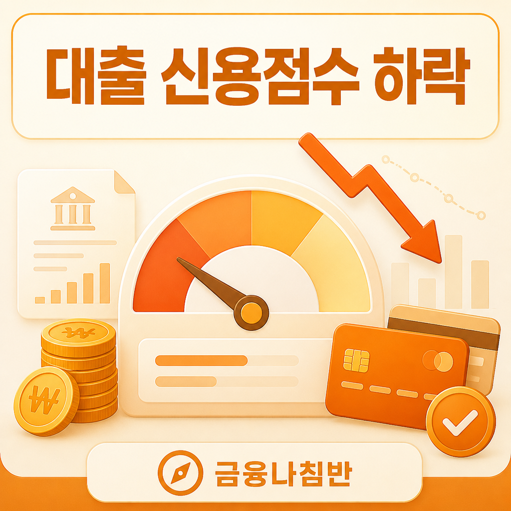 대출 신용점수 하락