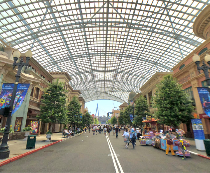 유니버셜 스튜디오 입장 직 후