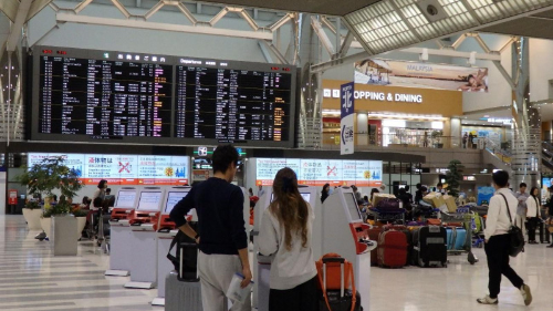 일본 여행 공항사진 내부