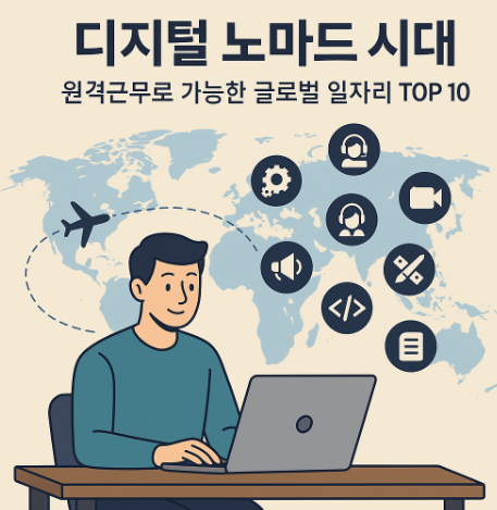 원격근무로 가능한 글로벌 일자리