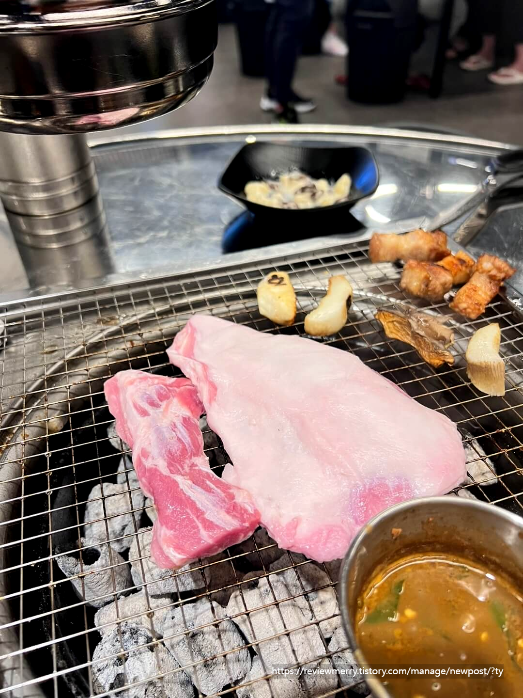 생 항정살 사진