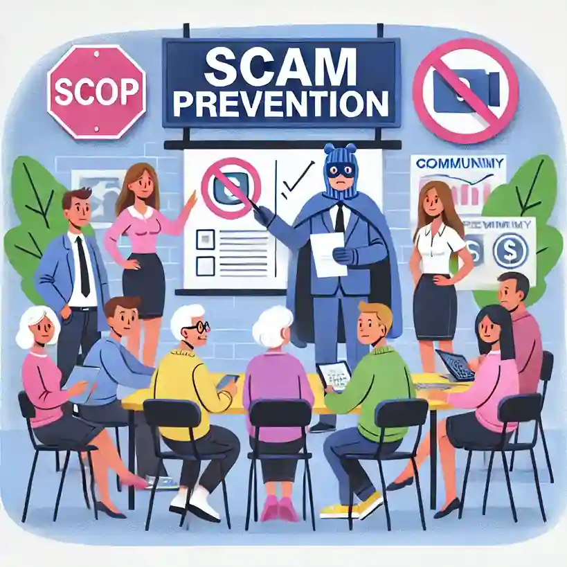 중고거래 사기 예방 그림