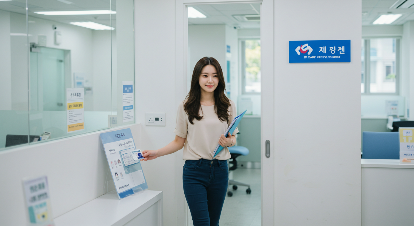주민등록증, 신분증, 주민등록증 재발급