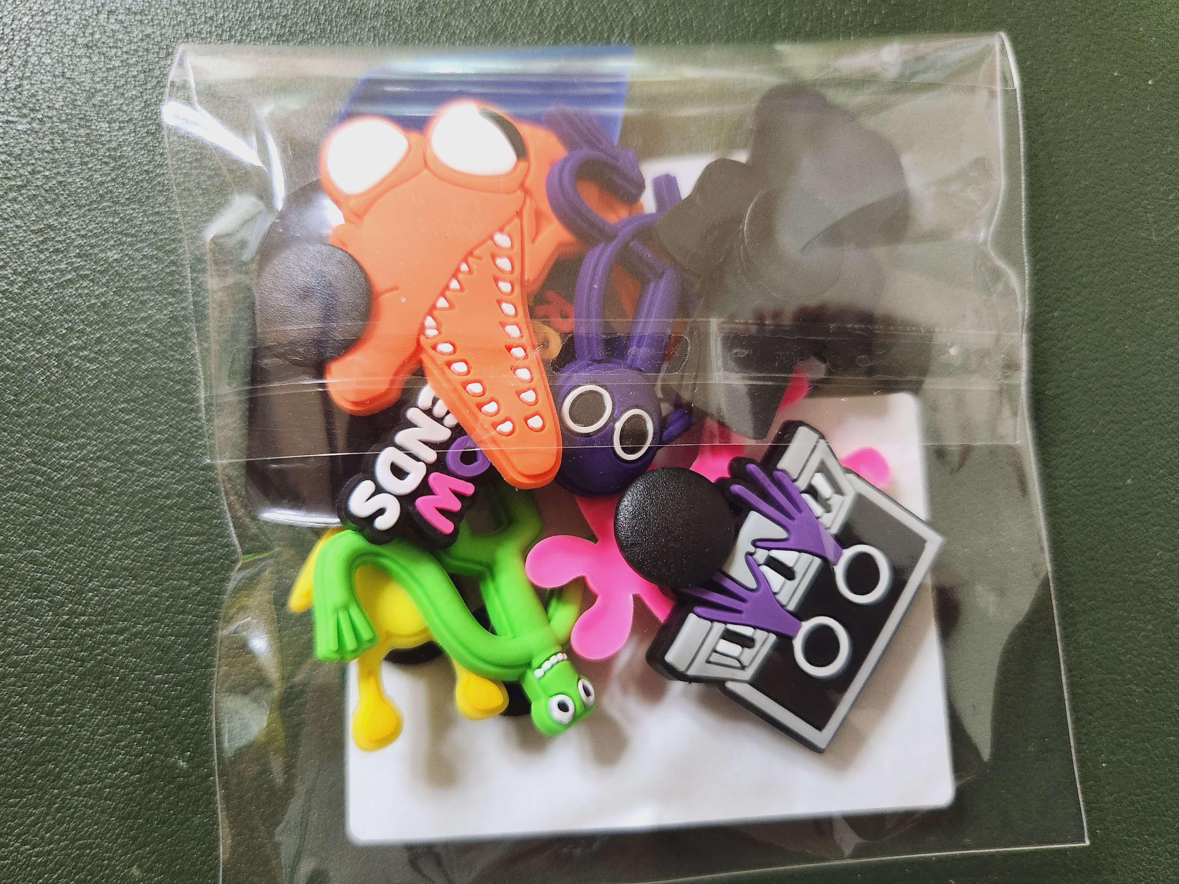 크록스 지비츠 파츠 세트 스마일 데이지 플라워 레인보우 프렌즈