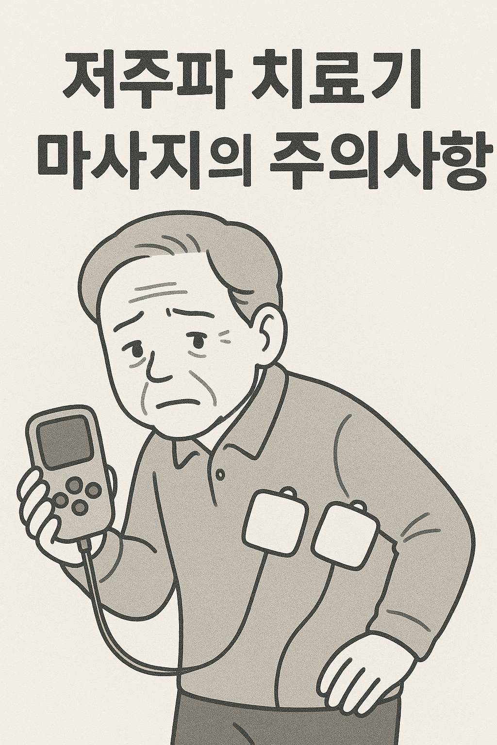 70세 이상 고령자가 EMS 저주파 치료기를 사용할 때 주의할 점과 마사지 효과의 진실