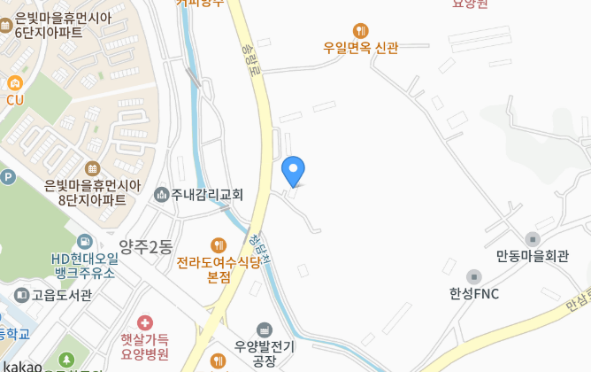 백년오리정 위치확인