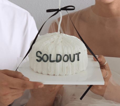 웨딩촬영 케이크