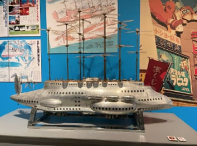 지브리 전시회에 전시된 라퓨타의 비행선