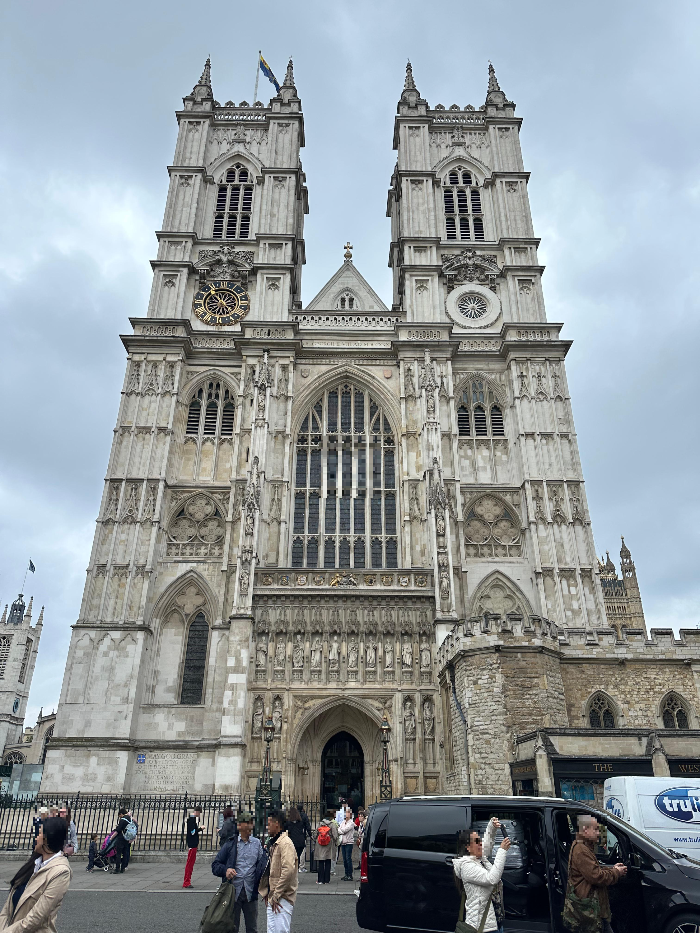 Westminster abbey in London