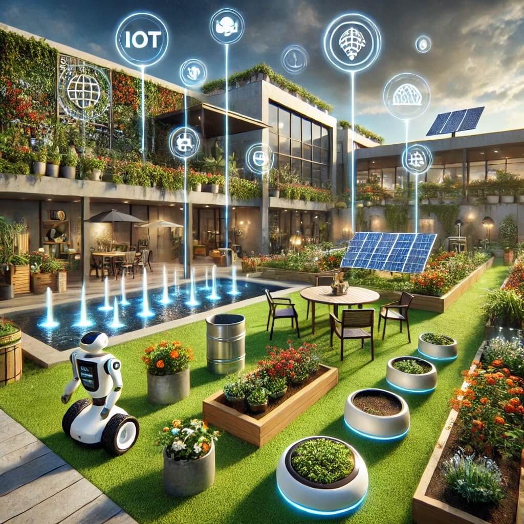 정원에도 자동화와 스마트환경이 조성되는 2025년