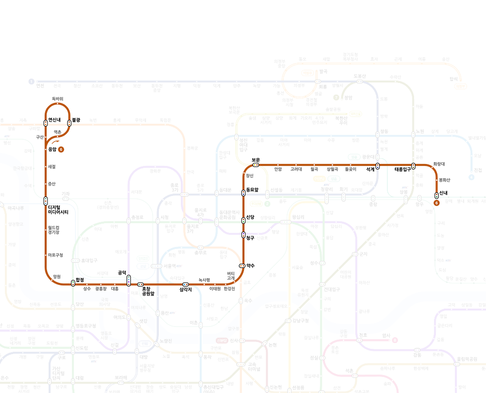 서울지하철노선도 크게보기 어플 다운로드