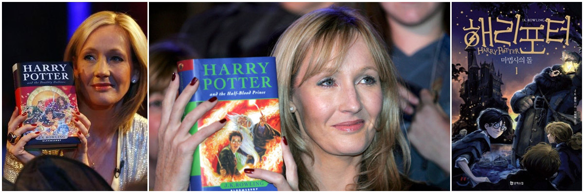 해리포터 작가 J.K. 롤링 사진 이미지