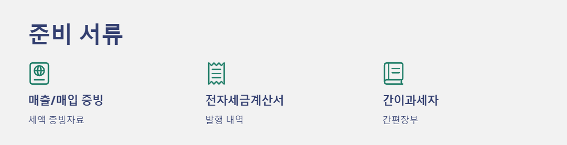 준비 서류