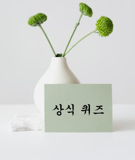 상식-퀴즈