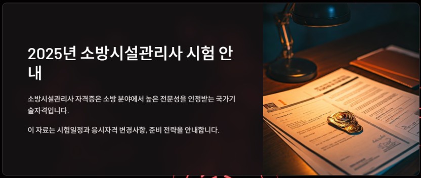 2025 - 소방시설관리사