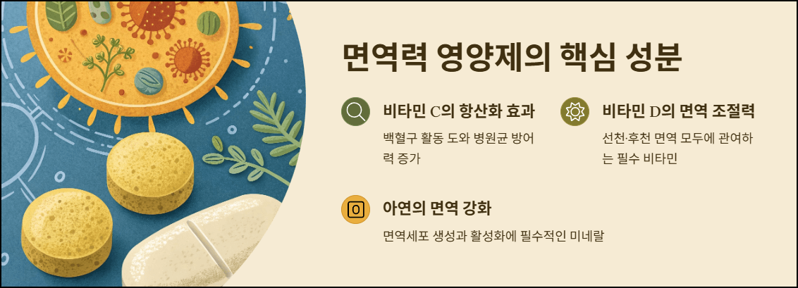 면역력 영양제의 핵심 성분