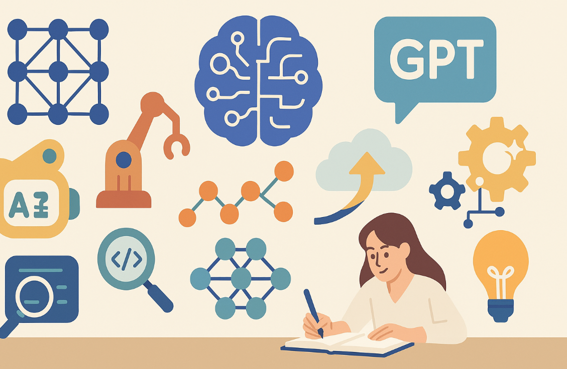 AI와 관련된 아이콘