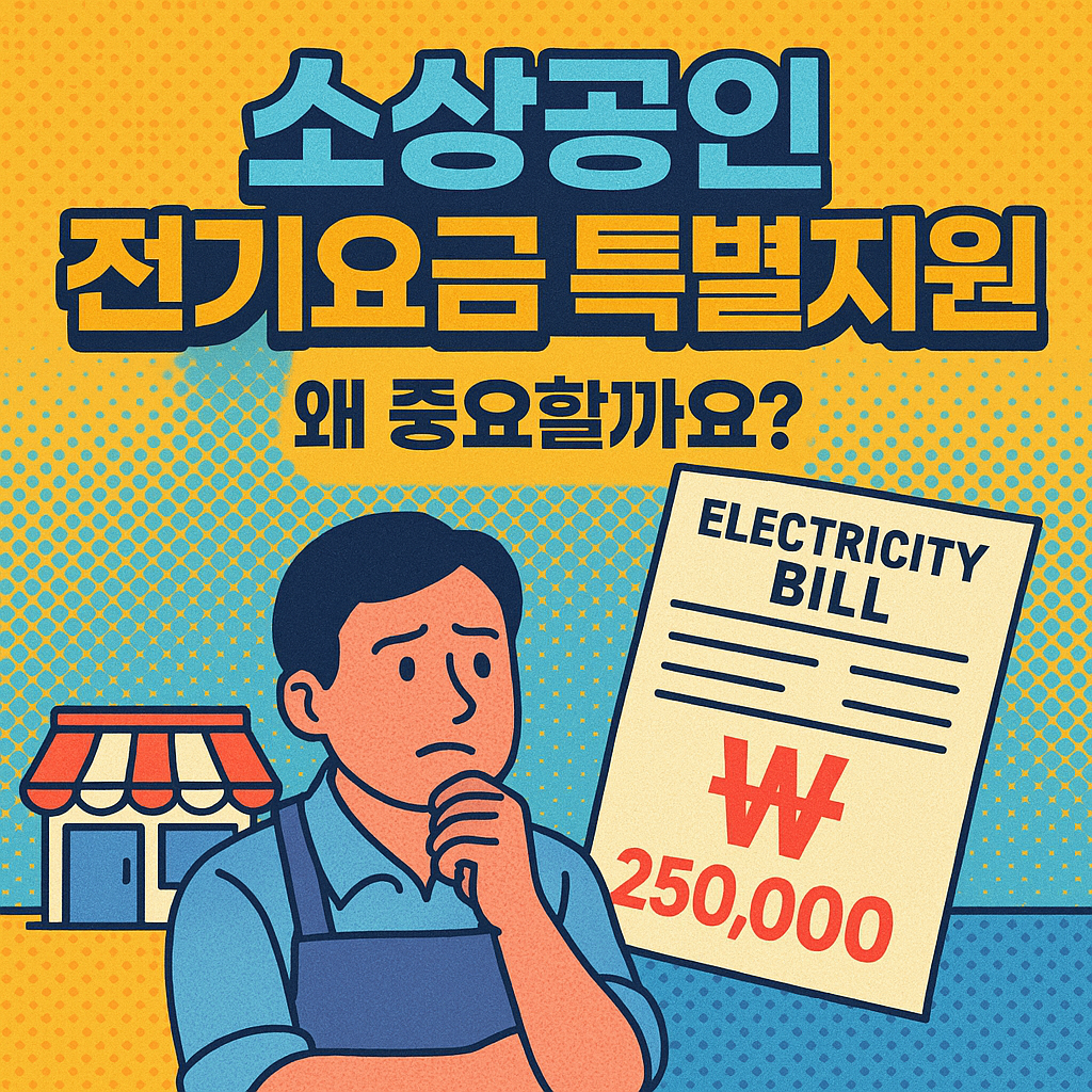 고금리 시대 영세 소상공인 전기요금 특별지원 완벽 가이드