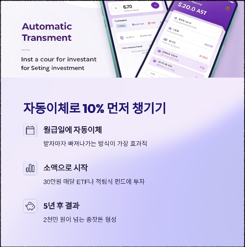 월급으로 시작하는 재테크, 가장 현실적인 첫걸음