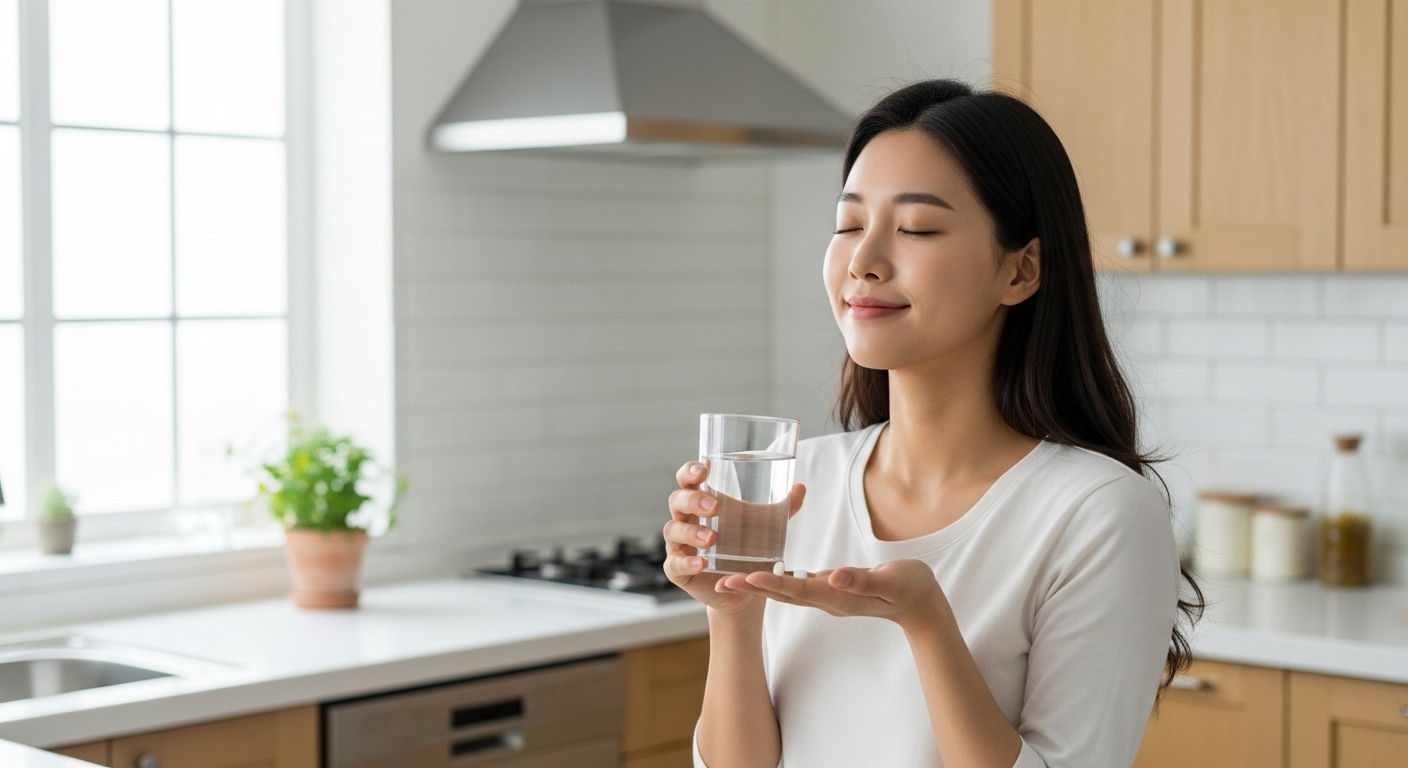 입안 냄새와 쓴맛을 줄이는 복용 요령