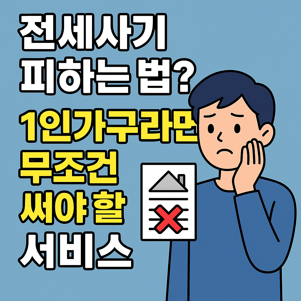 1인가구 전월세 안심계약 도움서비스 총정리