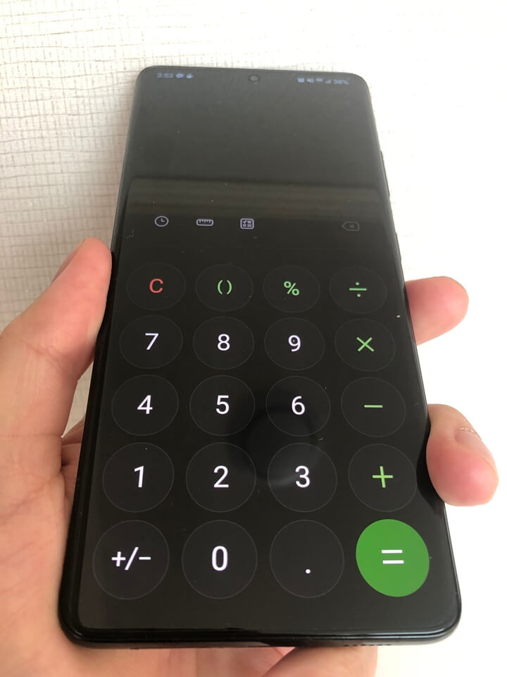 휴대폰-계산기-사진