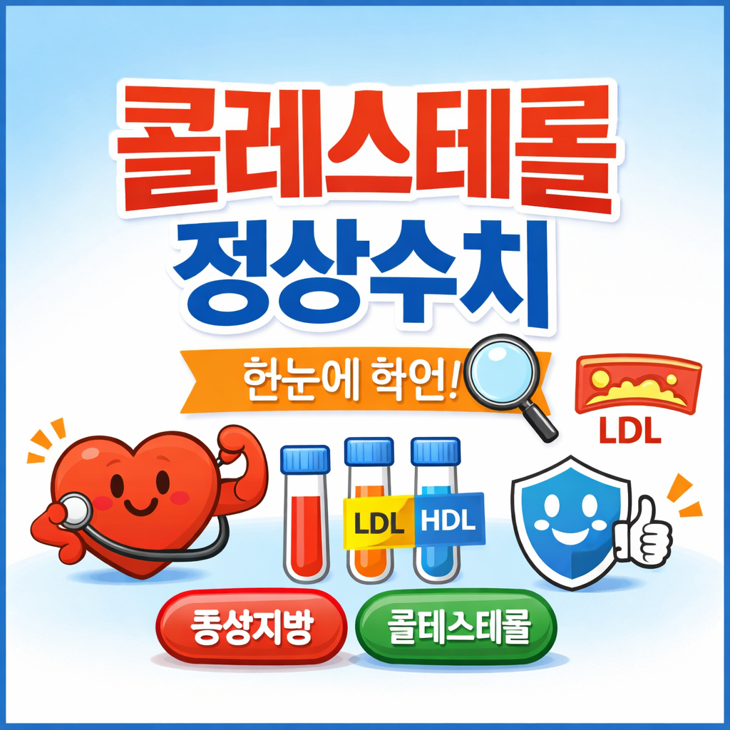 콜레스테롤 정상수치