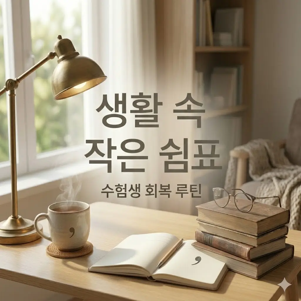 학생과 수험생에게 필요한 짧은 회복 루틴 정리