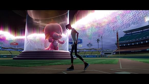 Ultraman Rising 켄 사토와 유리 캡슐 속 아기 괴수의 감정적인 만남