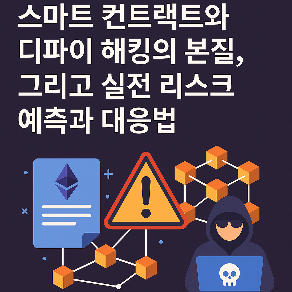 스마트컨트랙트 및 디파이 해킹 리스크 대응