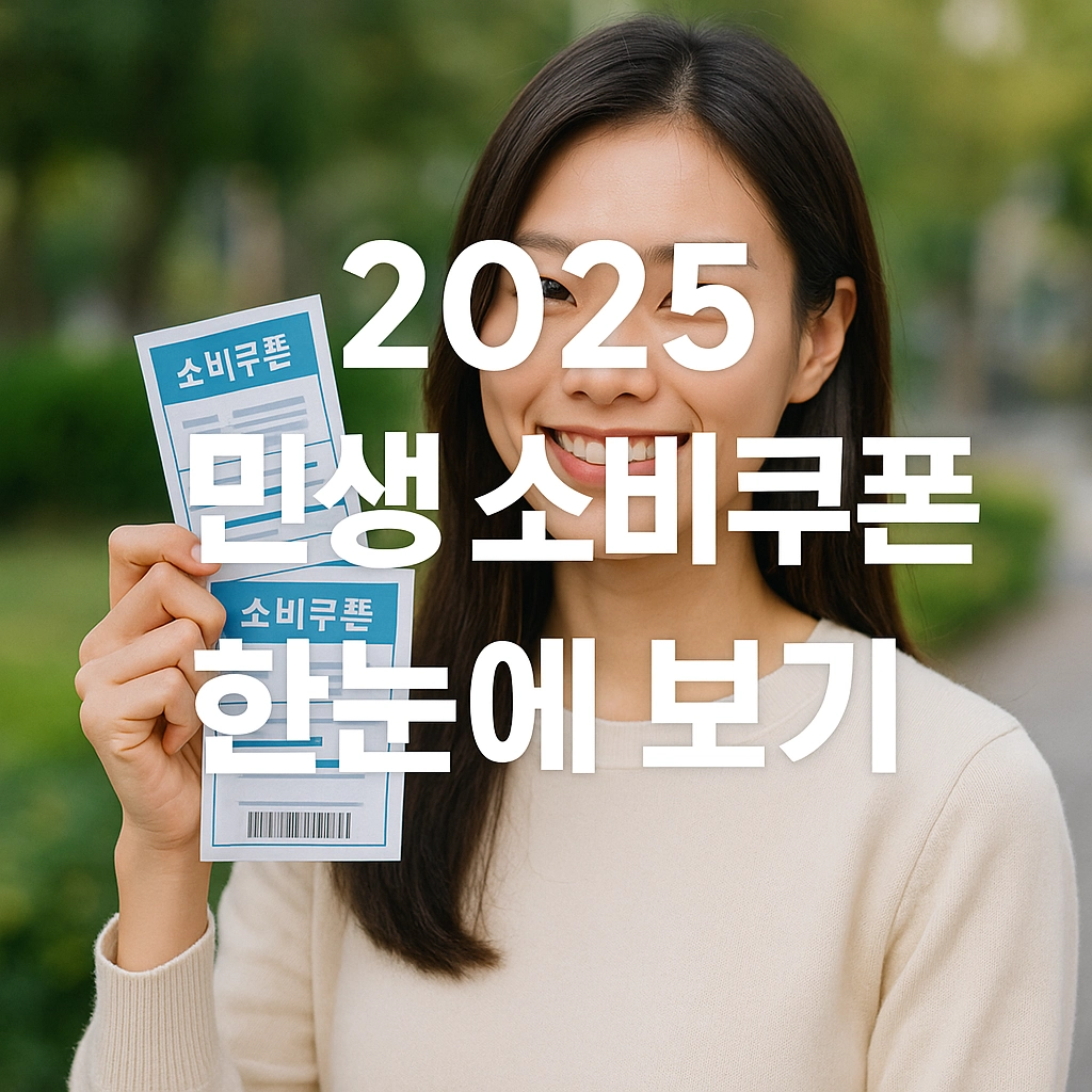 2025 민생 소비쿠폰, 우리 가족은 얼마 받을까 지역사랑상품권과 차이점부터 꼭 알아야 할 사용법까지!
