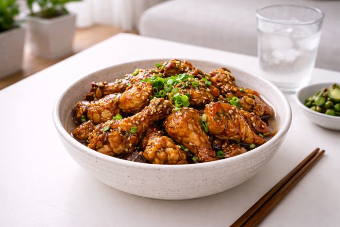 야식으로 제격인 닭봉간장구이 레시피